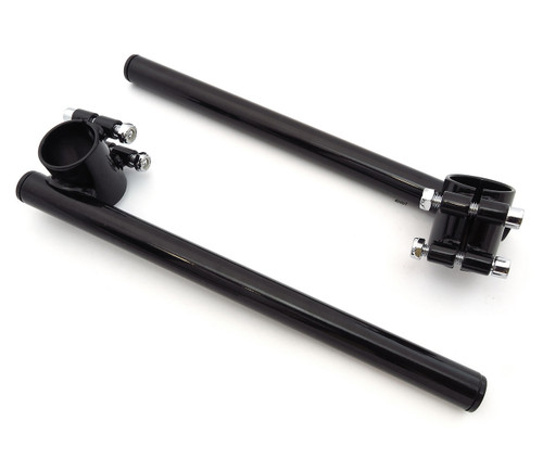 Black Clip-On Handlebars 7/8" - 35mm